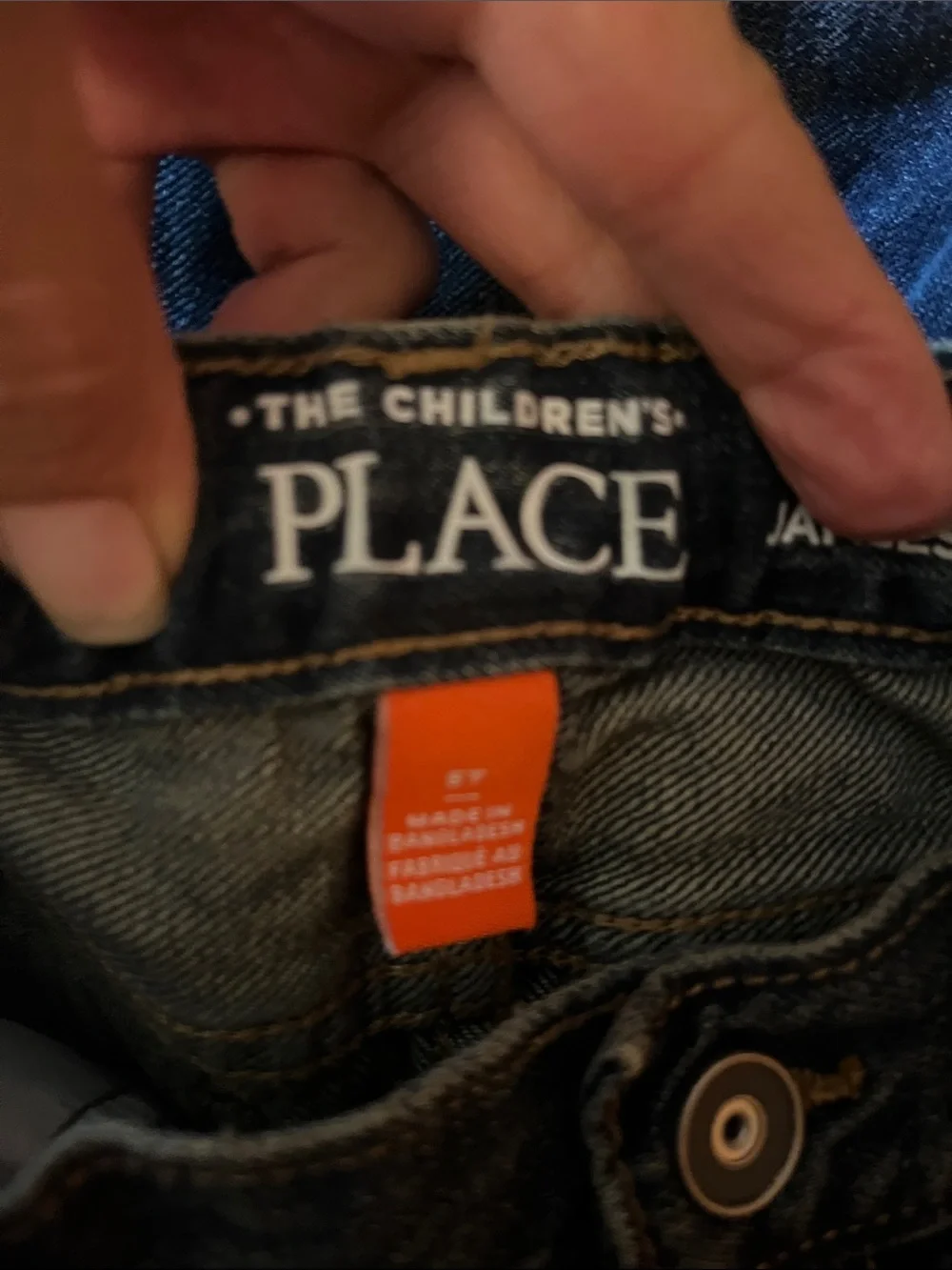 The Children's Place Dark Blue Straight-Leg Jeans